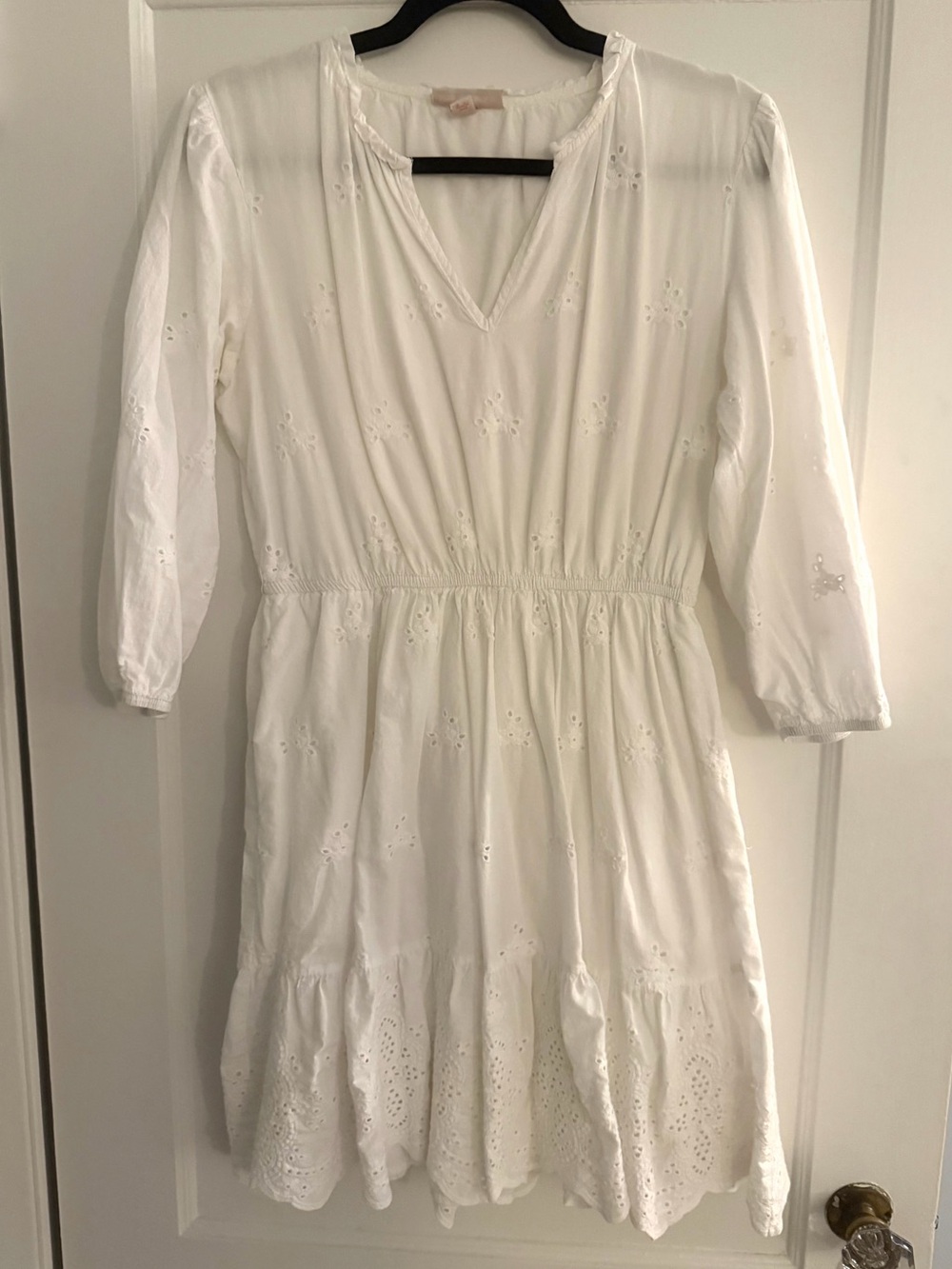 Knox Rose White Eyelet Midi Dress